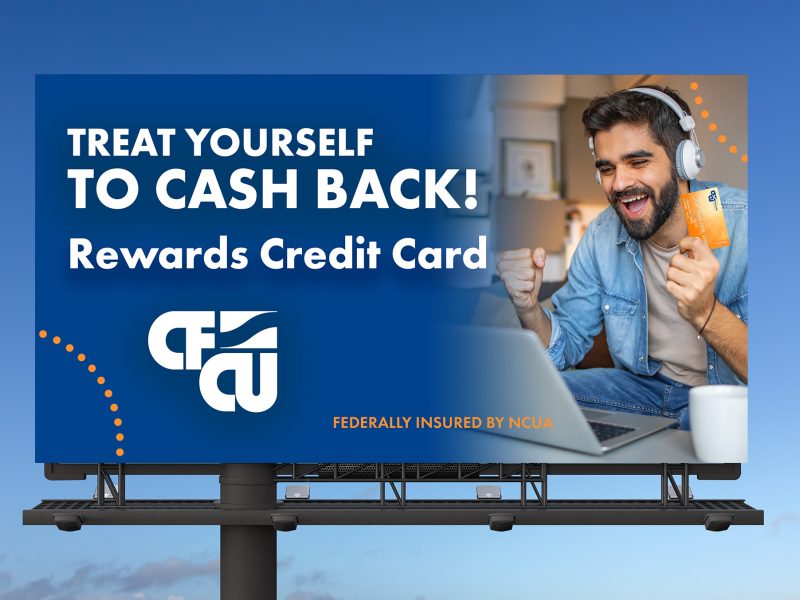 CFCU Rewards Credit Card Billboard