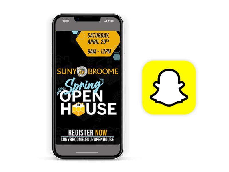 SUNY Broome Snapchat Ads
